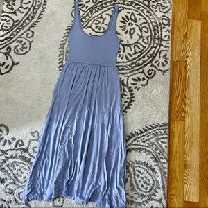 Aritzia Wilfred Blue Midi Dress